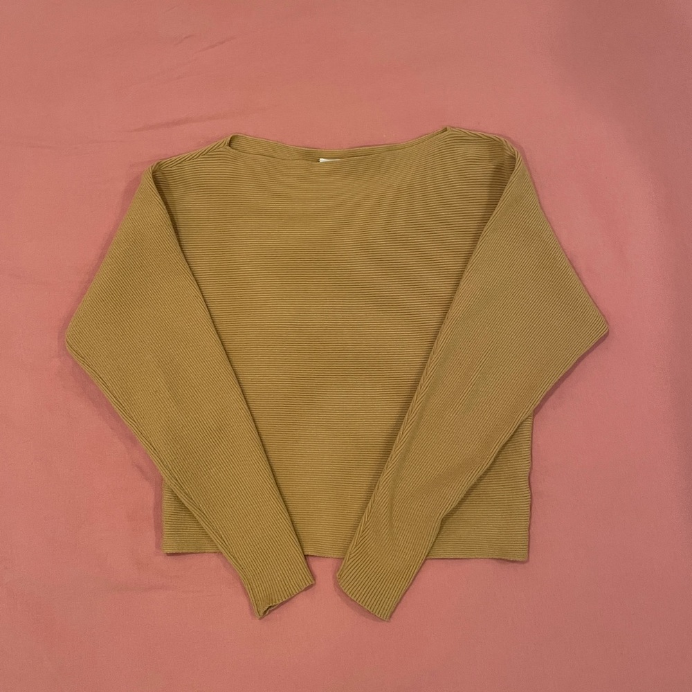 Double Zero Slouchy Ribbed Sweater